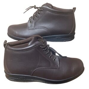SAS Alpine Womens‎ Brown Leather Slip Resistant Ankle Boots Size 11 M 38963110